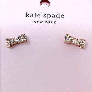 NEW Kate Spade NY Ready Set Bow Earrings with Kate Spade Jewelry Po…